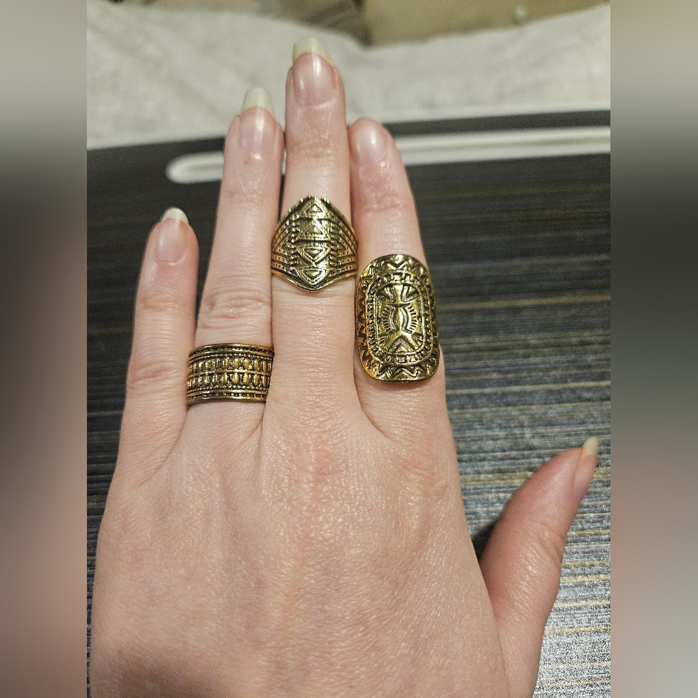 Bohemian Stacking Rings in Various Sizes